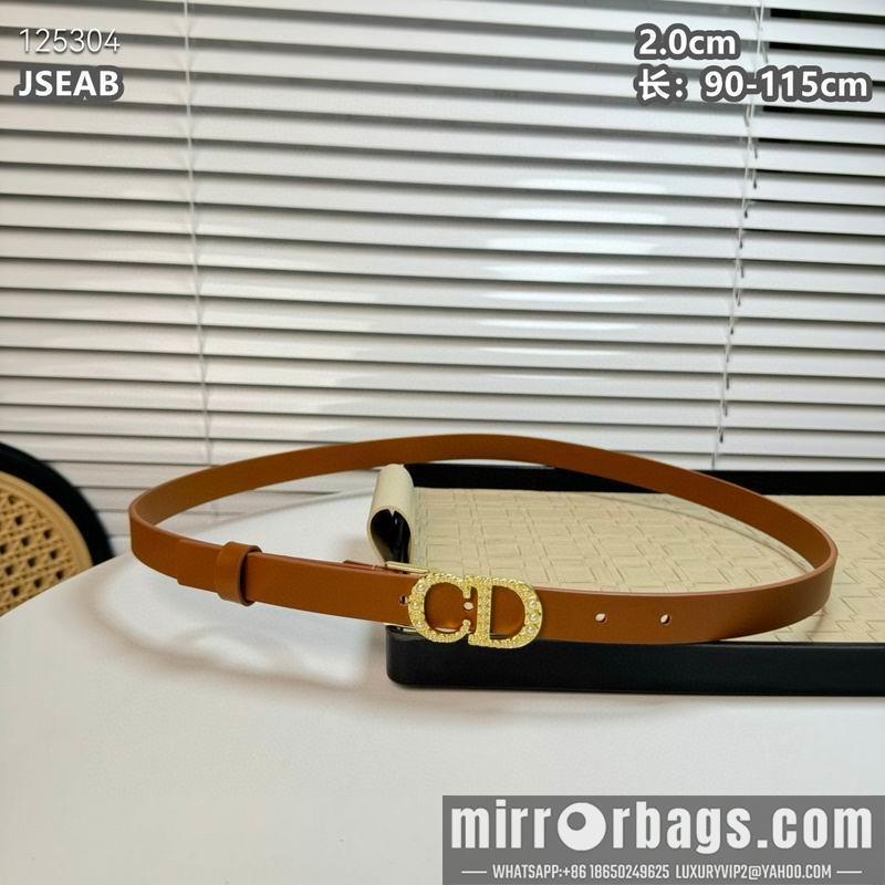 Dior belt 20mmX90-115cm 8L18