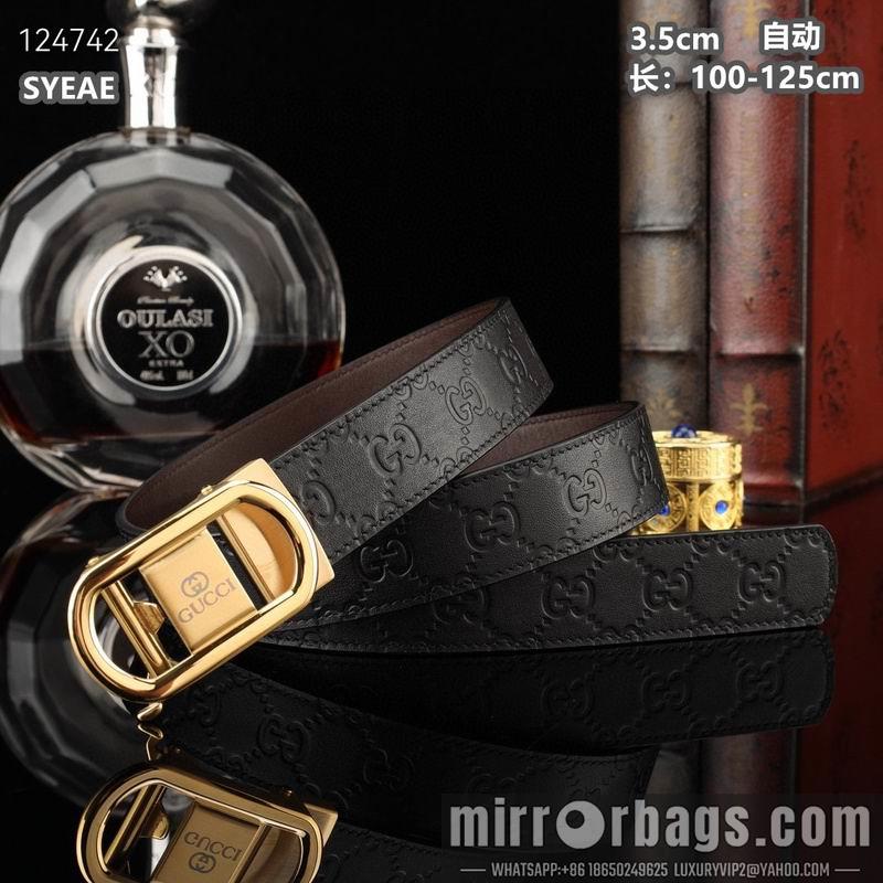 Gucci belt 35mmX100-125cm 8L31