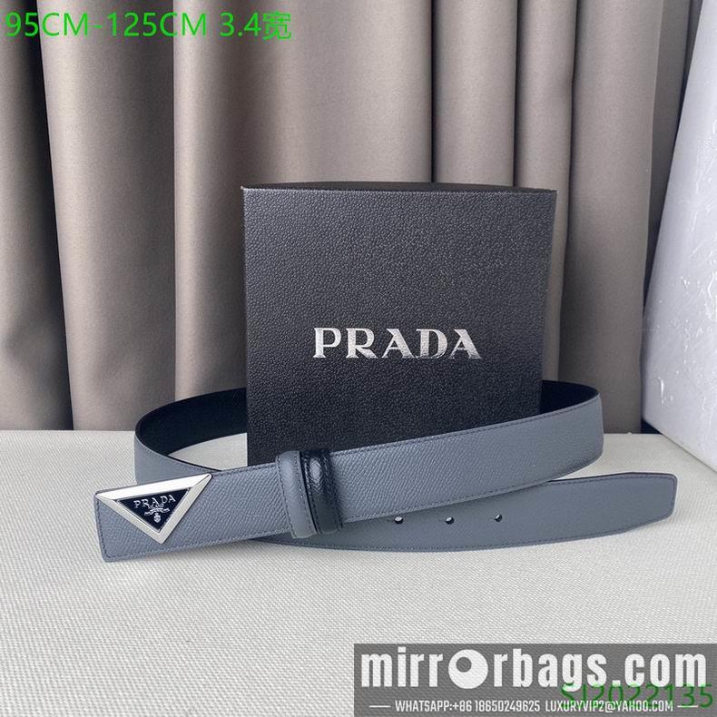 Prada Belt 34mmX95-125cm 7D02