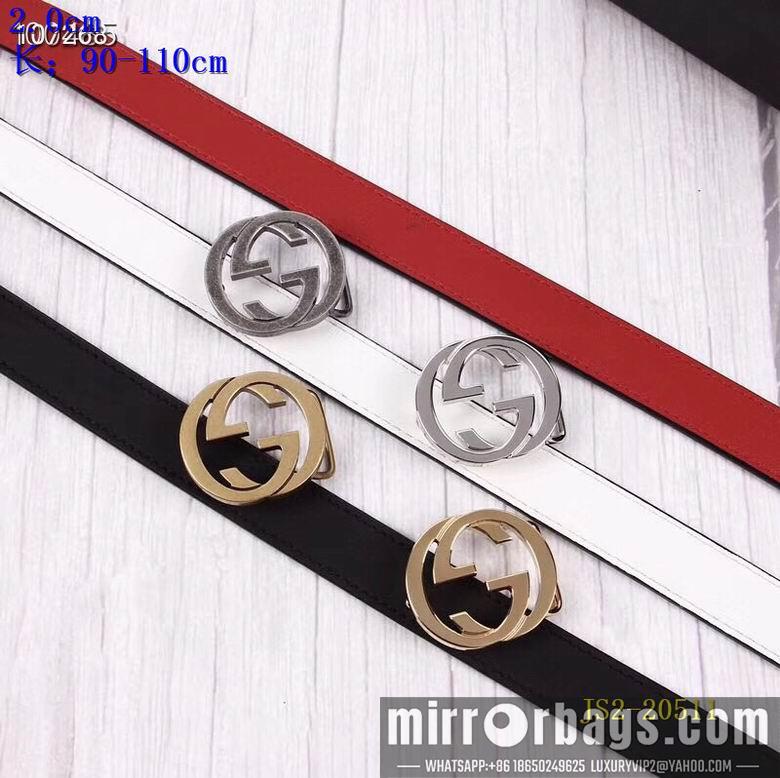 Gucci belt 20mm 90-110cm 8L01