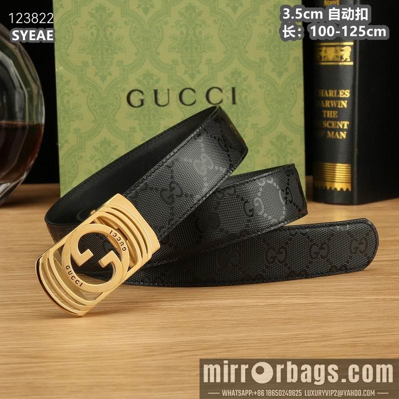 Gucci belt 35mmX100-125cm 8L46