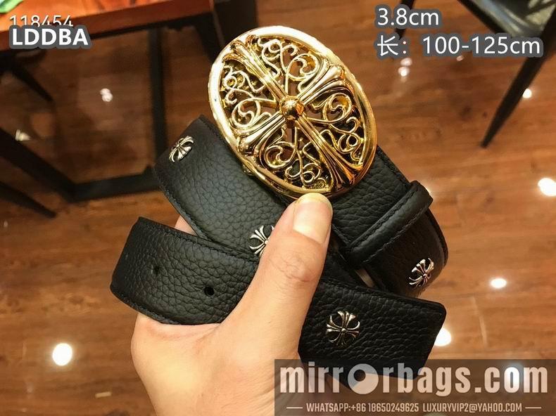 Chrome Hearts belt 38mmX100-125cm 8L05