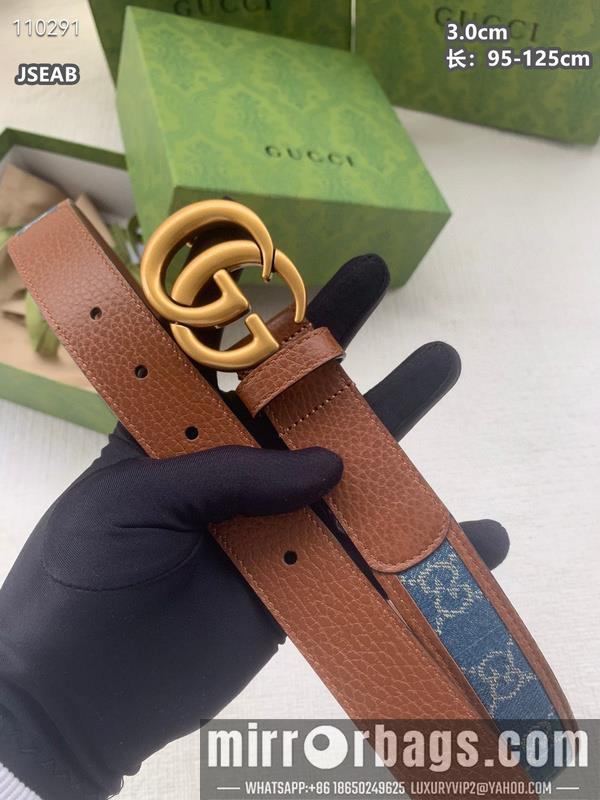 Gucci belt 30mmX95-125cm 8L16