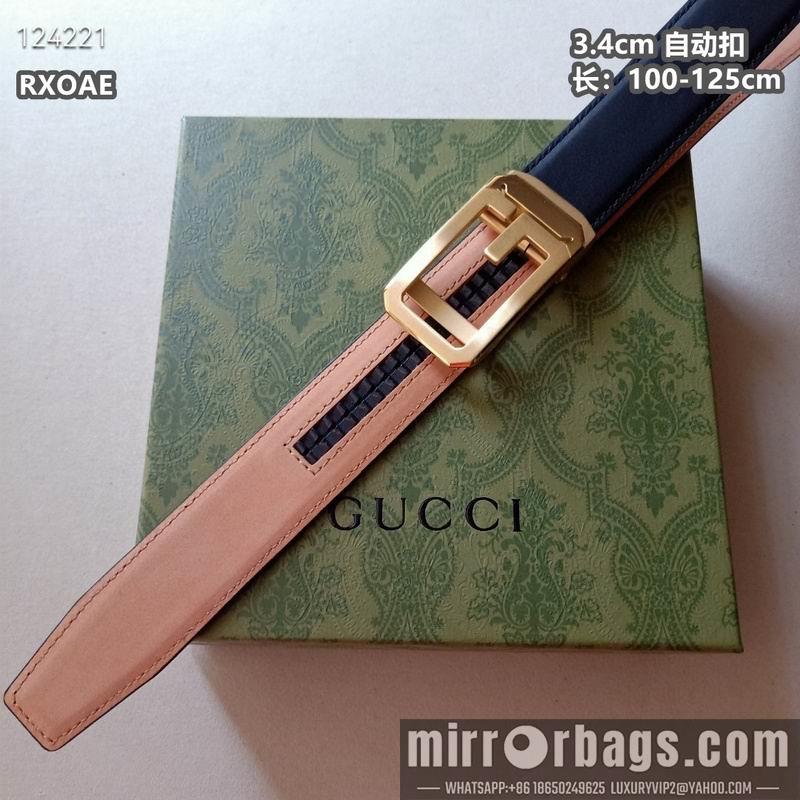 Gucci belt 34mmX100-125cm 8L23