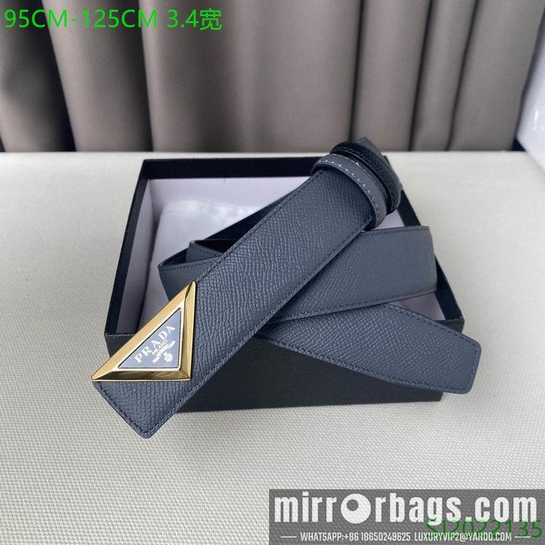 Prada Belt 34mmX95-125cm 7D02