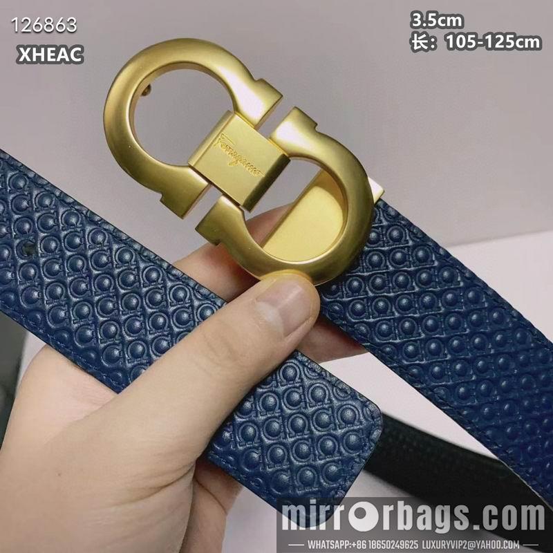 Ferragamo belt 35mmX105-125cm 8L101