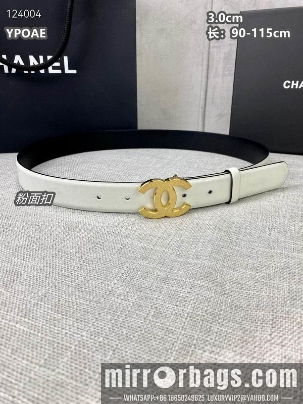 Chanel belt 30mmX90-115cm 8L09