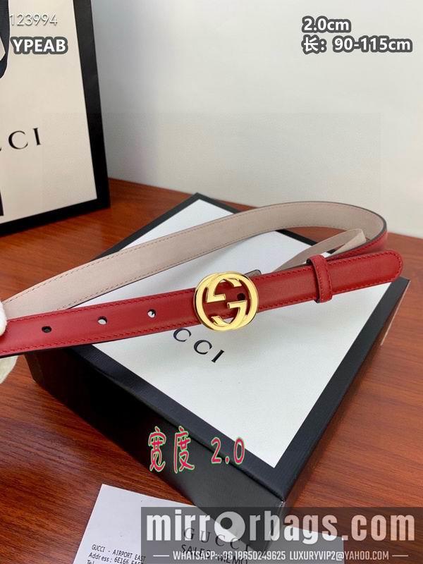 Gucci belt 20mmX90-115cm 8L24