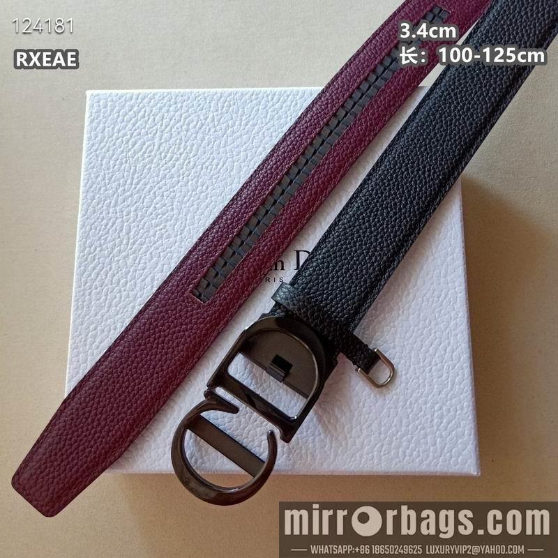 Dior belt 34mmX100-125cm 8L04
