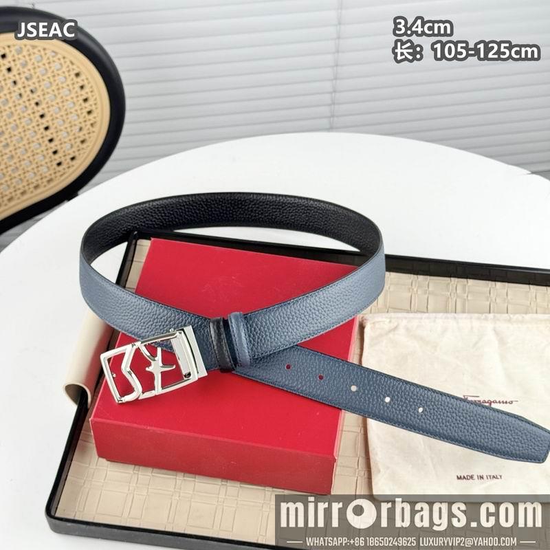 Ferragamo belt 34mmX105-125cm 8L17