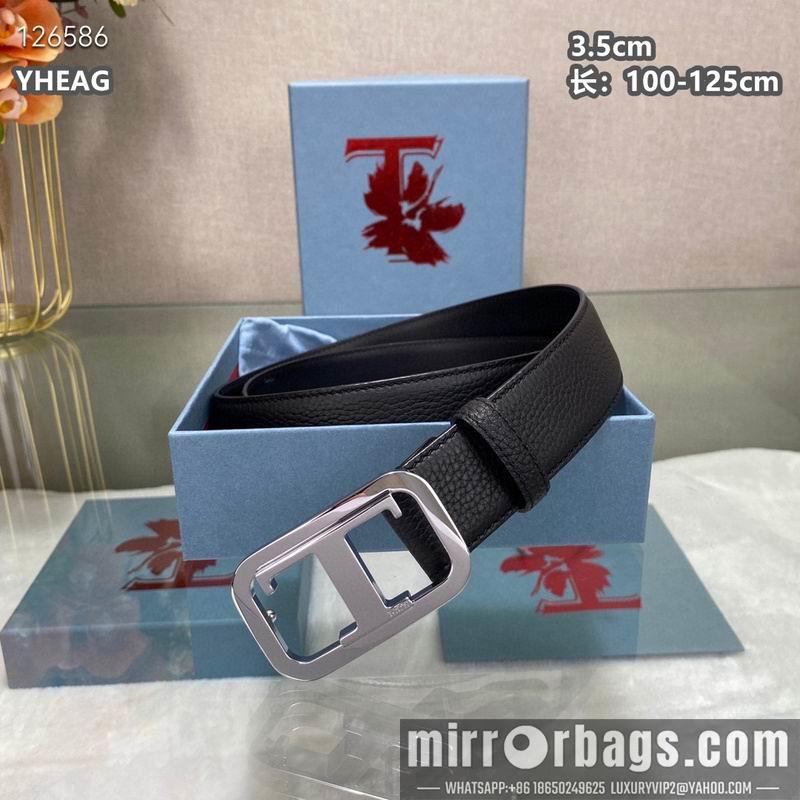 Tod's belt 35mmX100-125cm 8L04