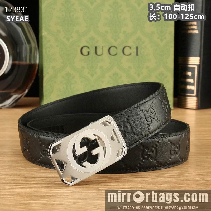Gucci belt 35mmX100-125cm 8L43
