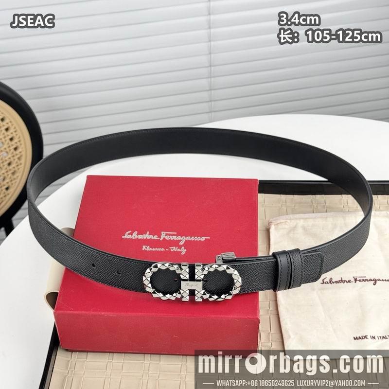 Ferragamo belt 34mmX105-125cm 8L18