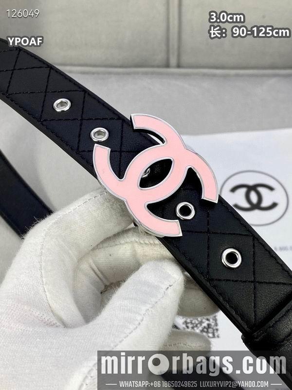 Chanel belt 30mmX90-125cm 8L12