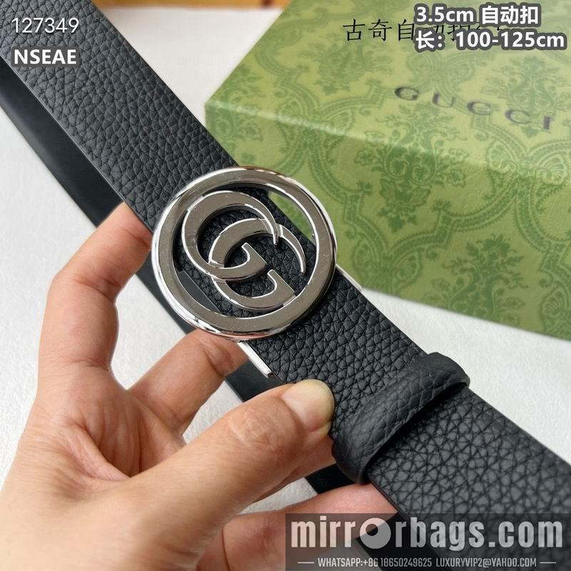 Gucci belt 35mmX100-125cm 8L78