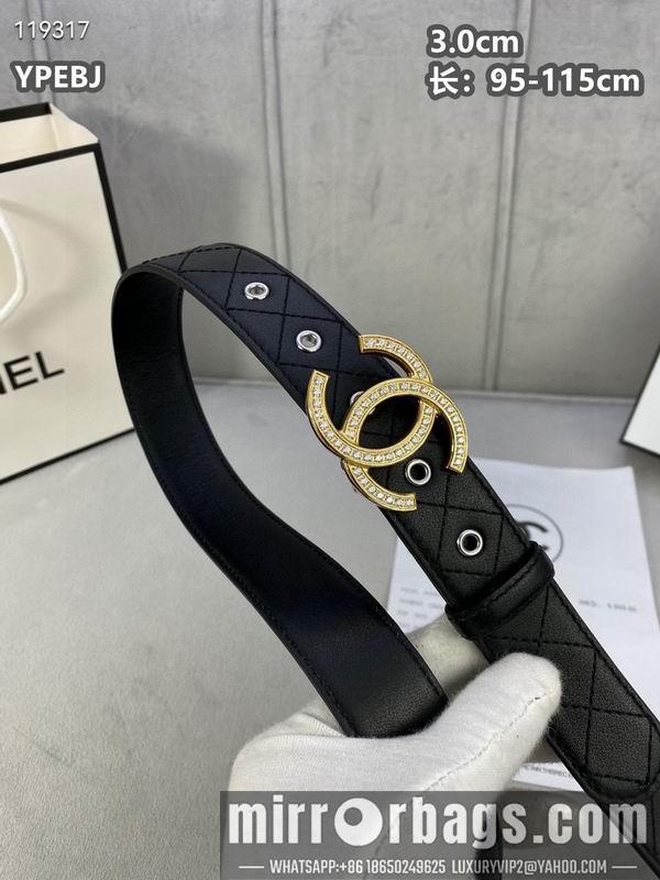 Chanel belt 30mmX95-115cm 8L040805