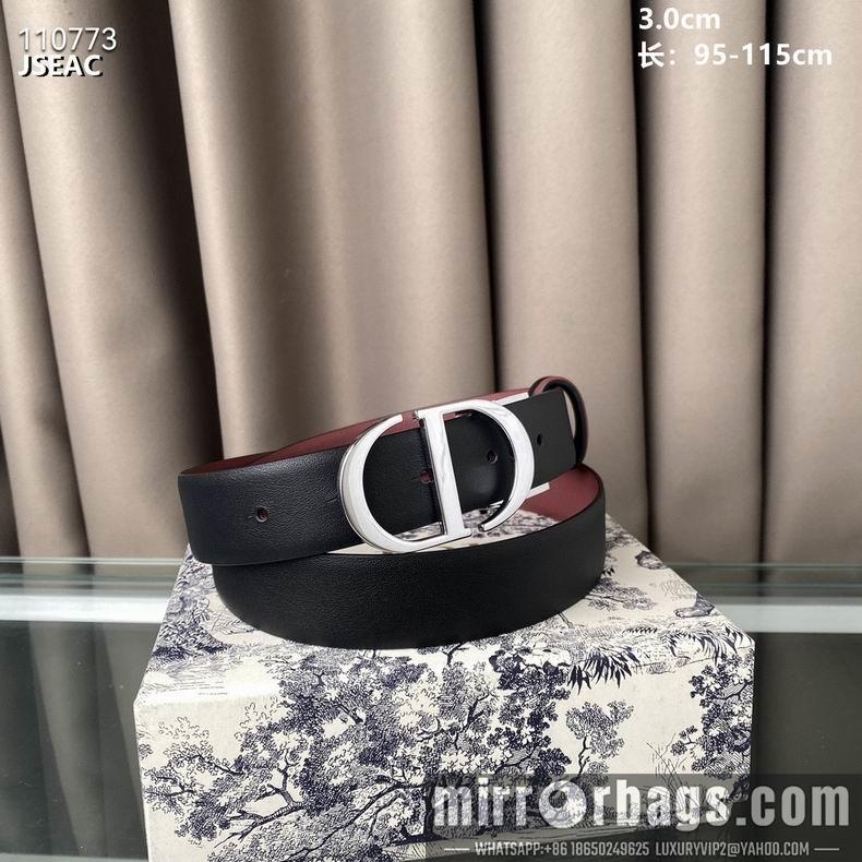 Dior Belt 30mmX95-115cm 8L08