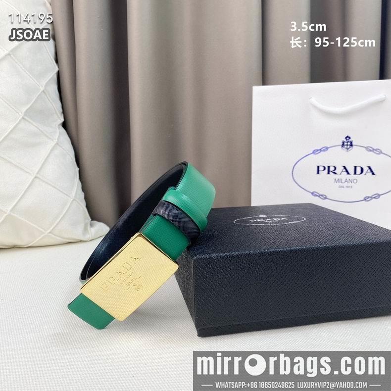 Prada belt 35mmX95-125CM 8L22