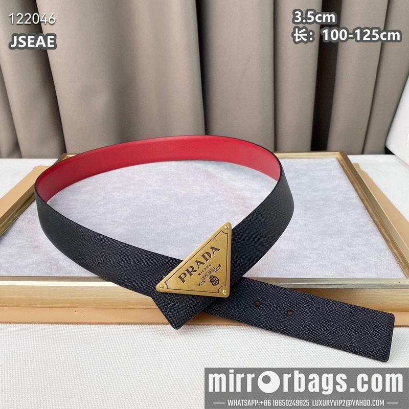 Prada belt 35mmX100-125cm 8L43