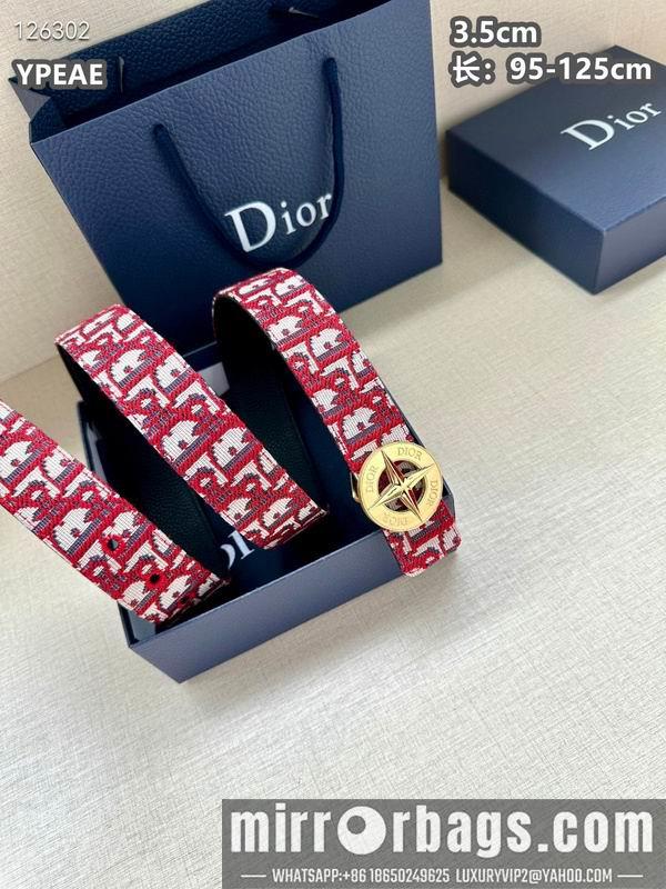 Dior belt 35mmX95-125cm 8L17
