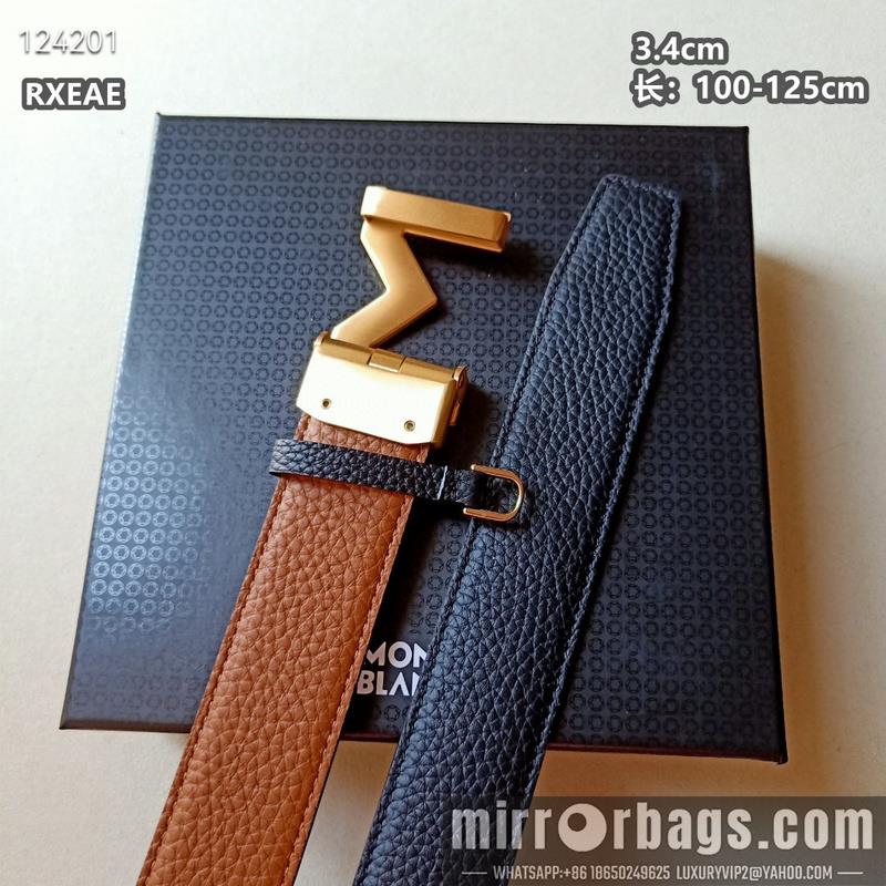 Montlanc belt 34mmX100-125cm 8L13