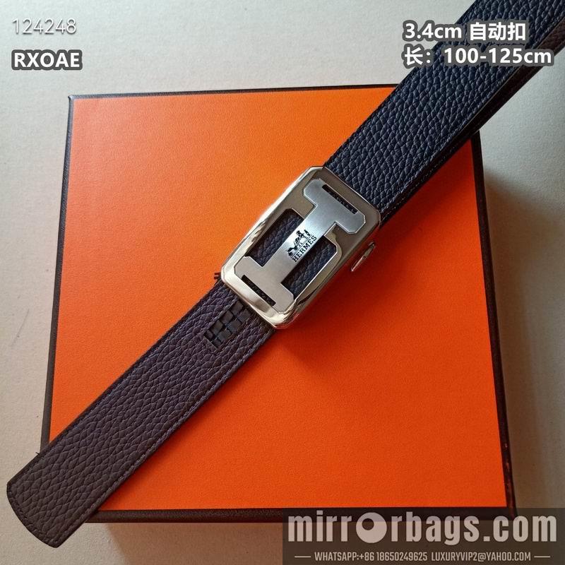 Hermes belt 34mmX100-125cm 8L08