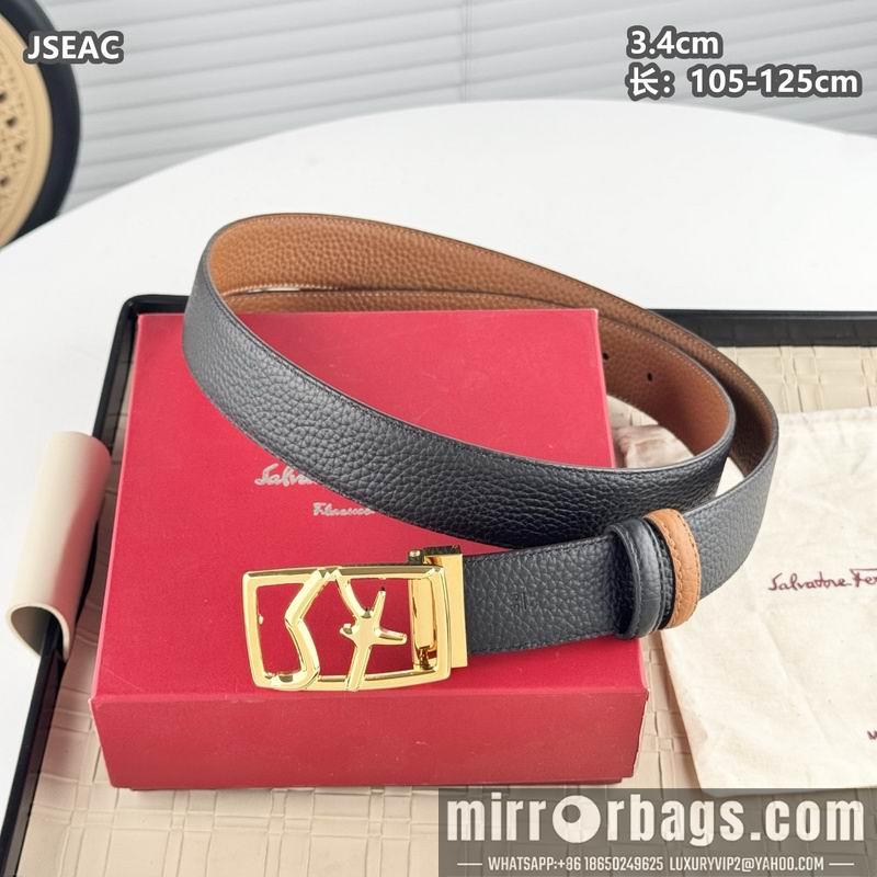 Ferragamo belt 34mmX105-125cm 8L17
