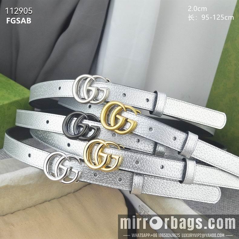 Gucci belt 20mmX95-125cm 8L02