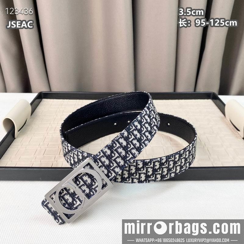 Dior belt 35mmX95-125cm 8L25