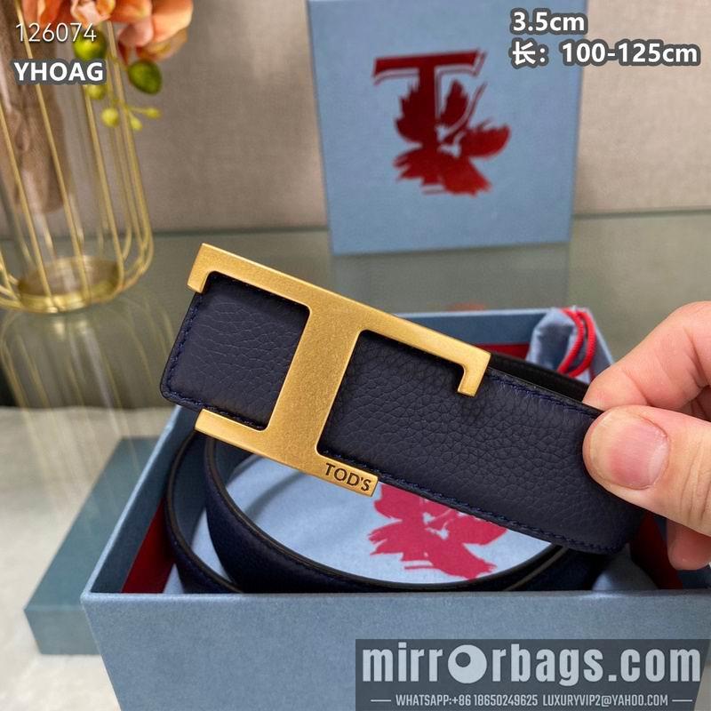 Tod's belt 35mmX100-125cm 8L07