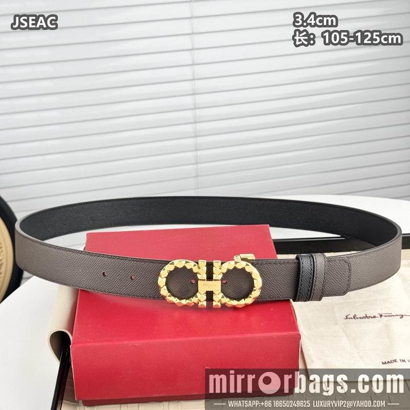 Ferragamo belt 34mmX105-125cm 8L18