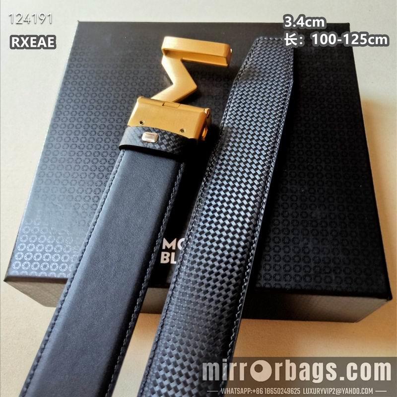 Montlanc belt 34mmX100-125cm 8L17
