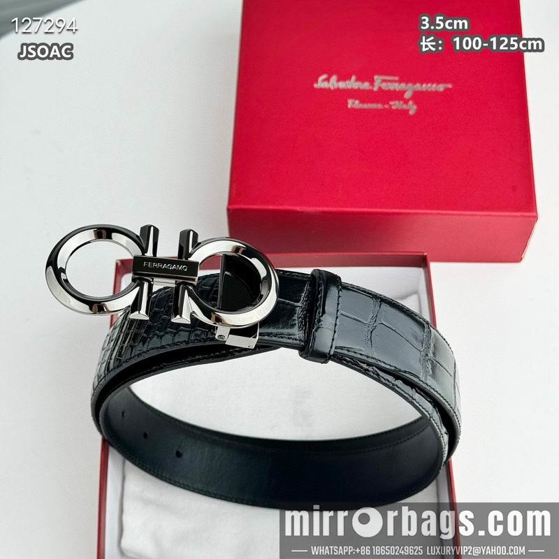 Ferragamo belt 35mmX100-125cm 8L85
