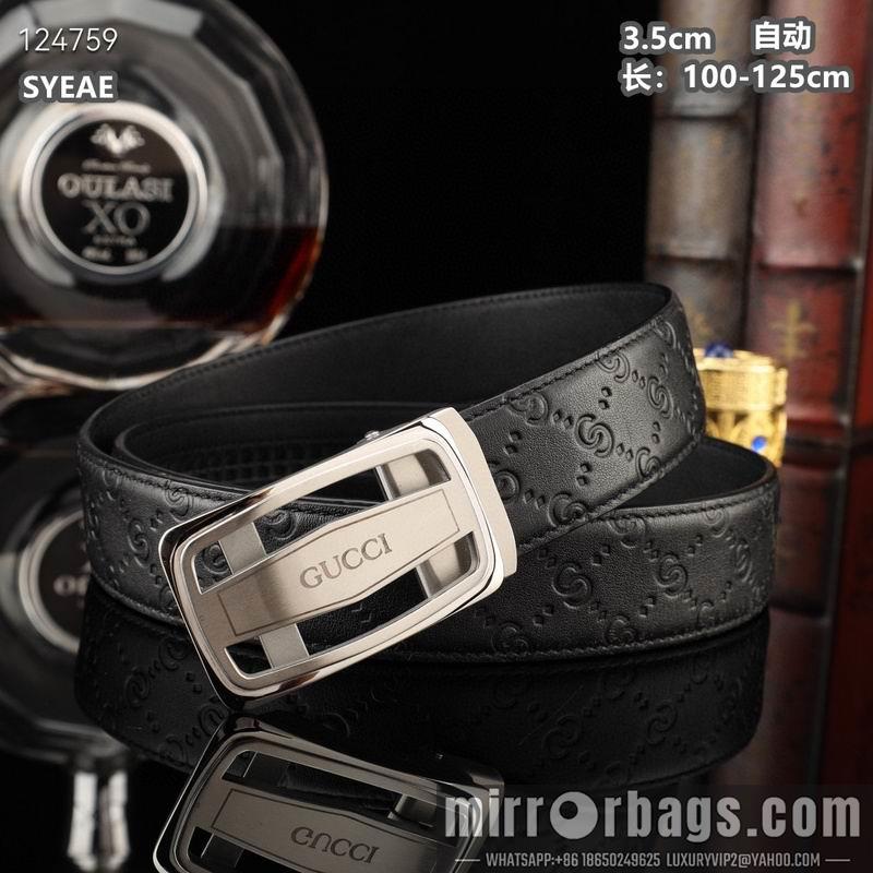 Gucci belt 35mmX100-125cm 8L19