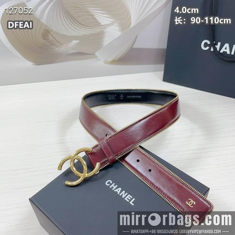 Chanel belt 40mmX90-115cm 8L02