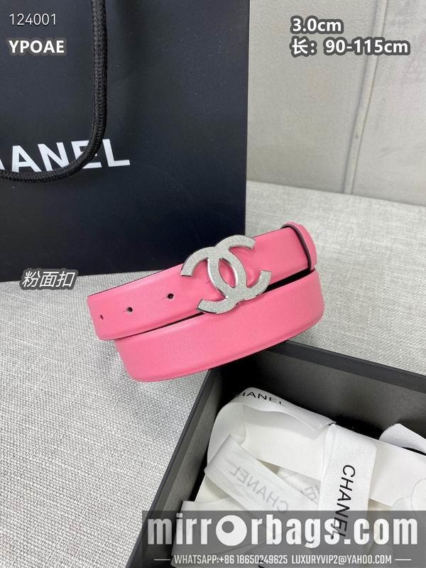 Chanel belt 30mmX90-115cm 8L09