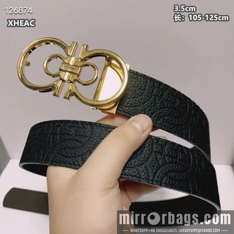 Ferragamo belt 35mmX105-125cm 8L107