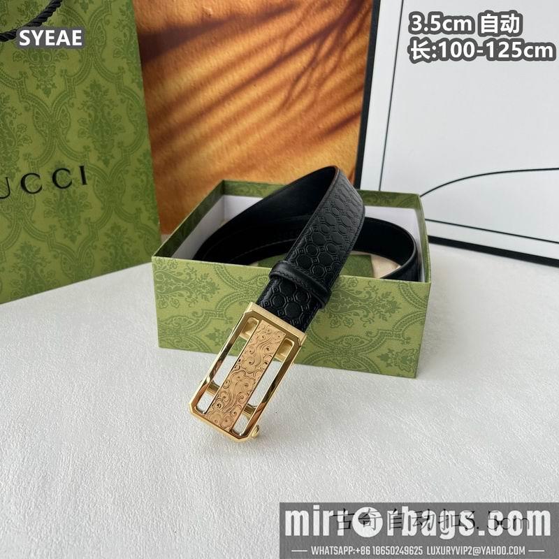 Gucci belt 35mmX100-125cm 8L97