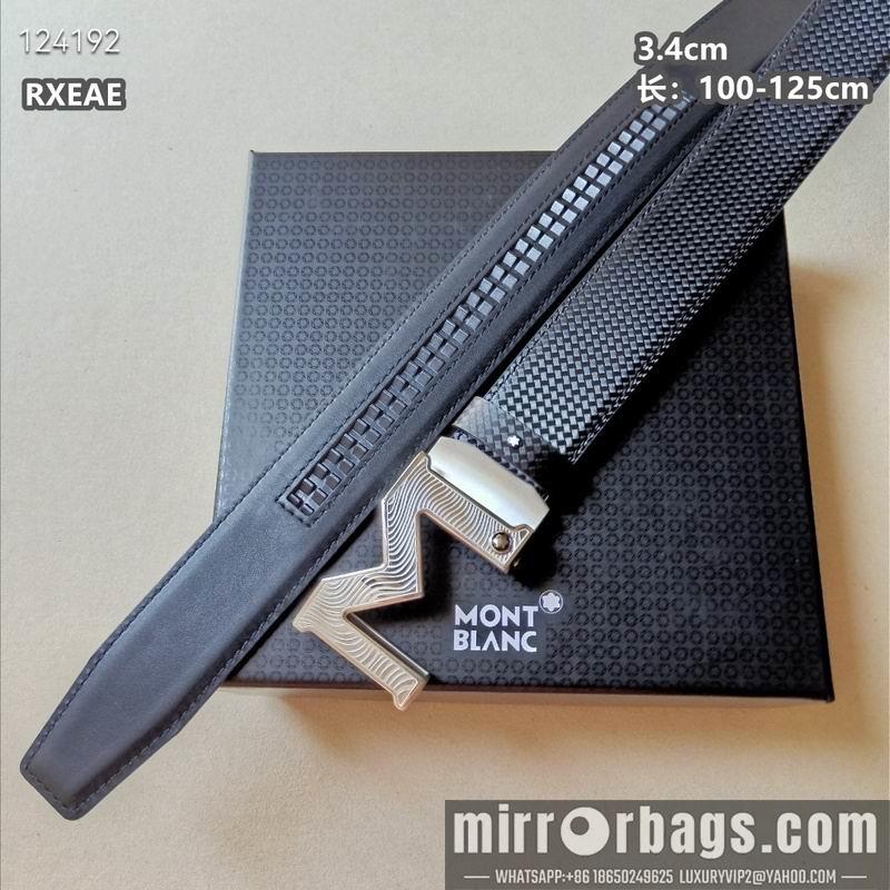 Montlanc belt 34mmX100-125cm 8L17