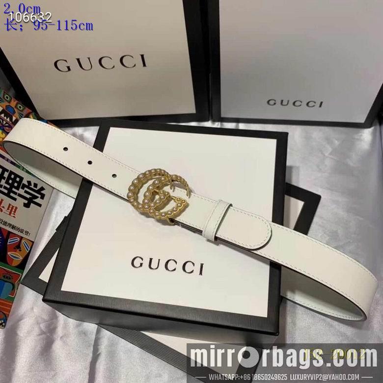 Gucci belt 20mm 95-115cm 8L01