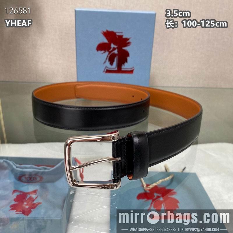 Tod's belt 35mmX100-125cm 8L08