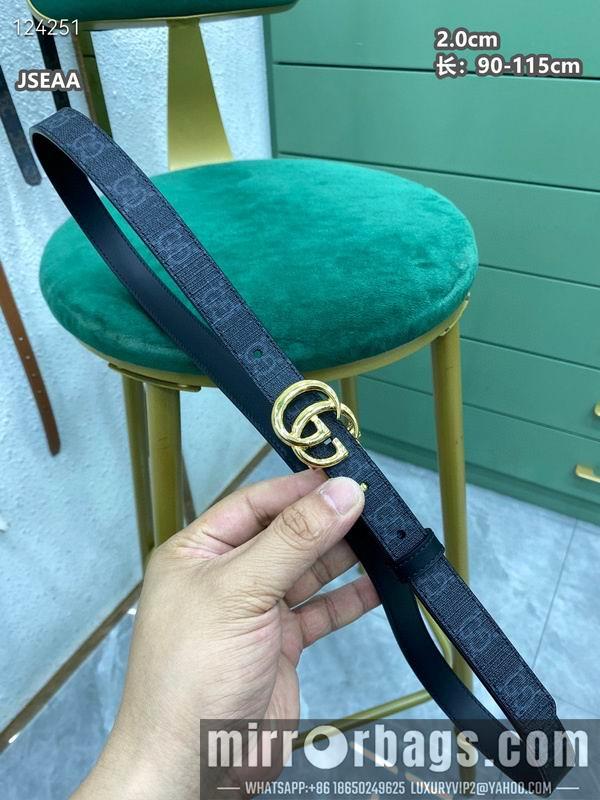 Gucci belt 20mmX90-115cm 8L22