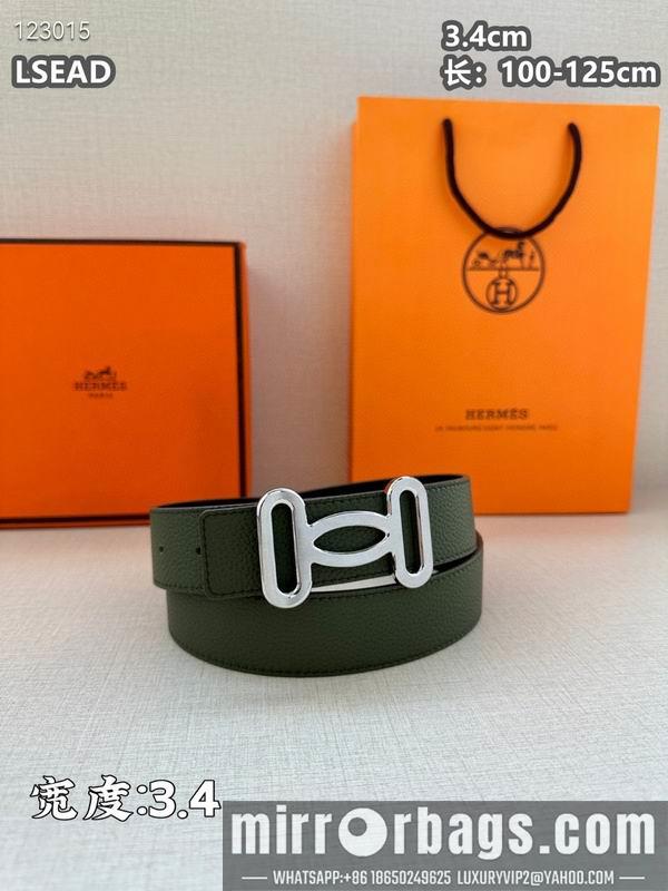 Hermes belt 34mmX100-125cm 8L07