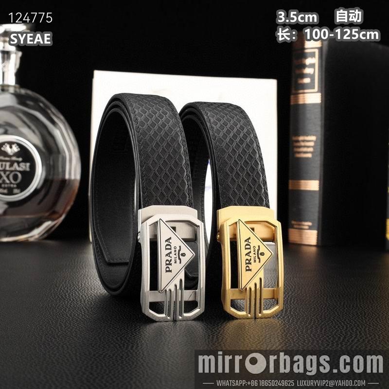 Prada belt 35mmX100-125cm 8L54