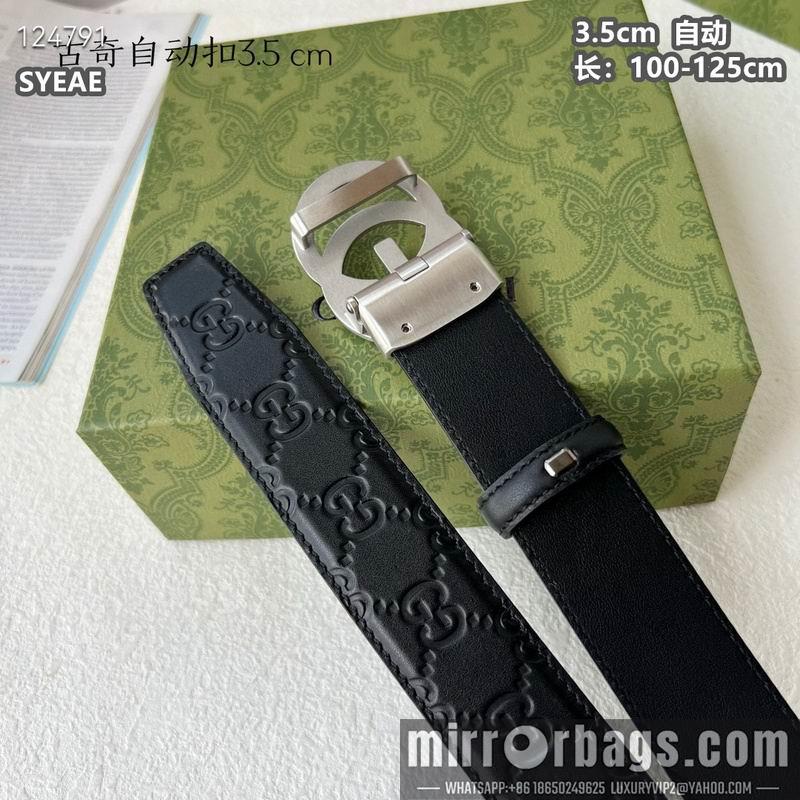 Gucci belt 35mmX100-125cm 8L17