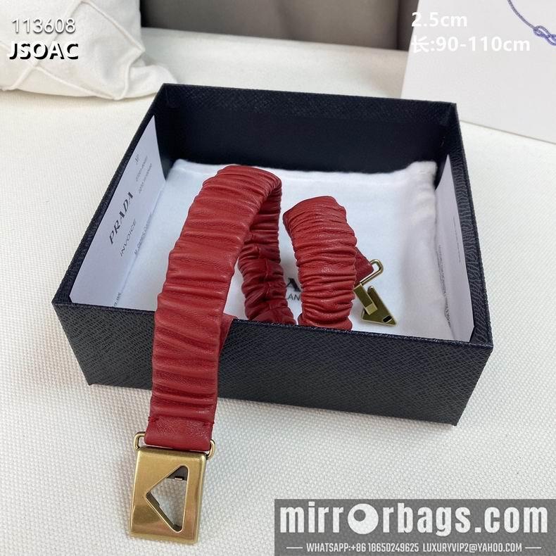 Prada belt 25mmX90-110cm 8L082501