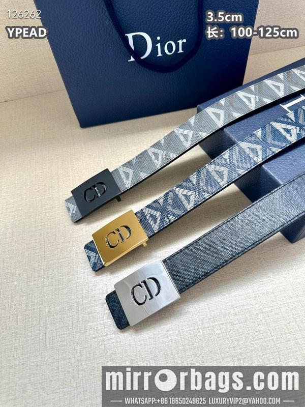 Dior belt 35mmX100-125cm 8L28