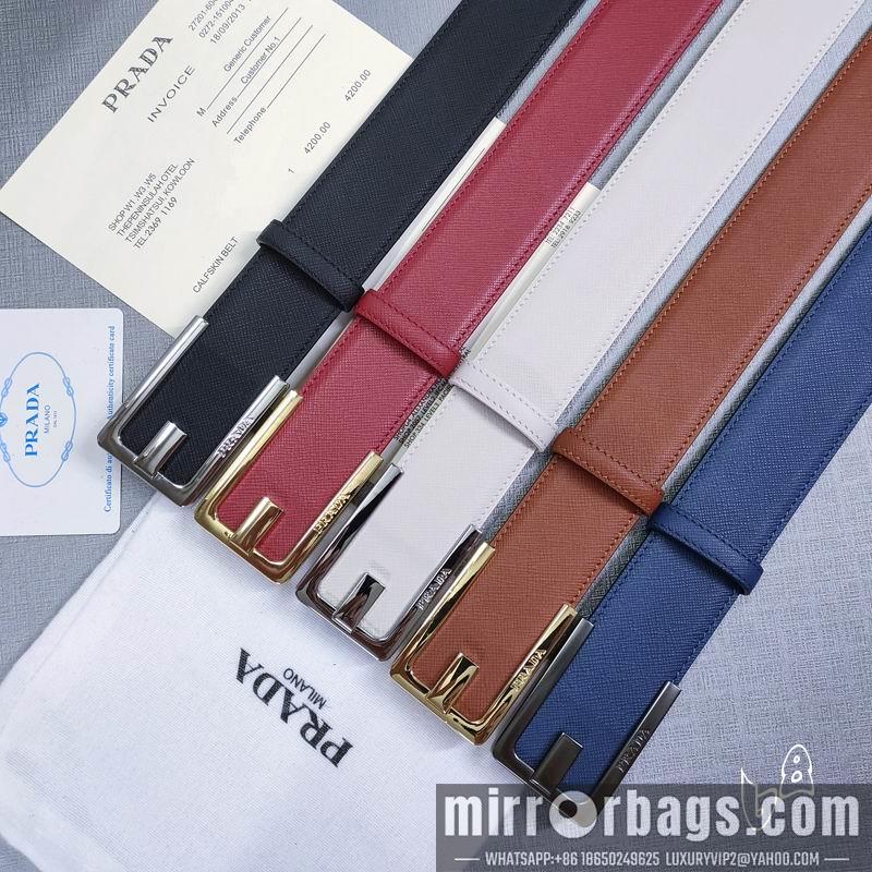 Prada Belt 38mmX80-125cm lb071801