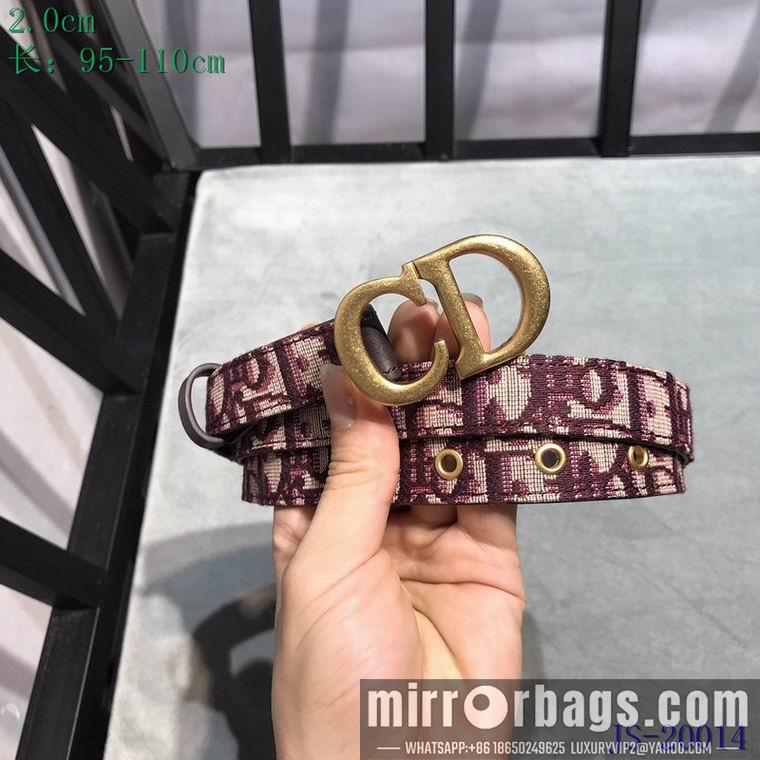 Dior Belt 20mmX95-110cm 8L09