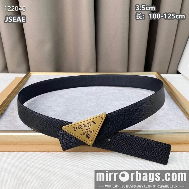 Prada belt 35mmX100-125cm 8L43